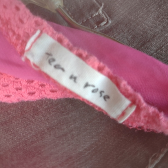 Tea and roses net cropped top S - Picture 3 of 7